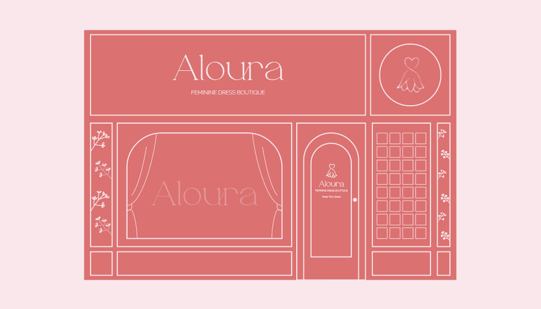 Aloura storefront mockup