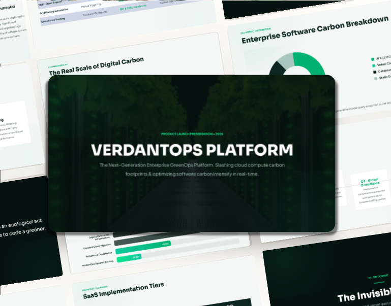 VerdantOps: a Sustainable Digital Future